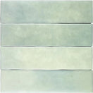 Faience Murale Zelij Mate Smoke Green 5x20 cm de CevicaBoite 0.46m