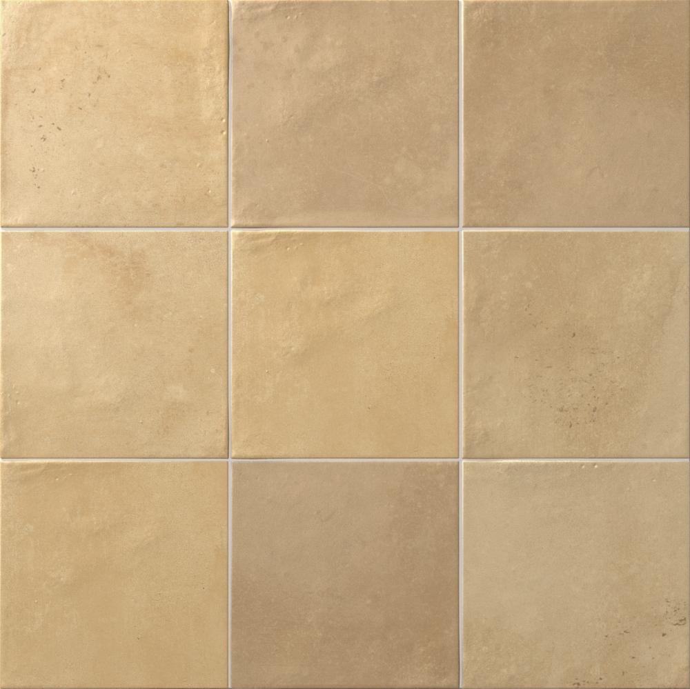 Carrelage Effet Zellige Agadir Cotto Oscuro Mate 14,7x14,7 cm de Dune