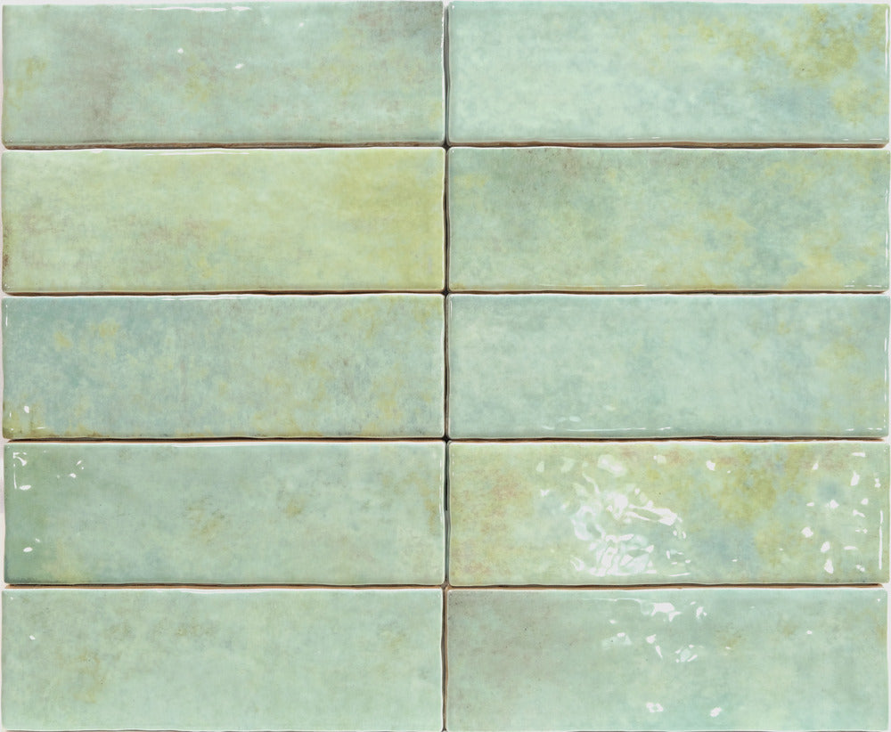 Carrelage Effet Zellige Alfar Anis 6,5x20 cm de Dune