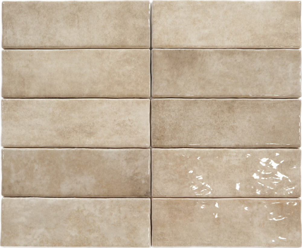 Carrelage Effet Zellige Alfar Fosil 6,5x20 cm de Dune