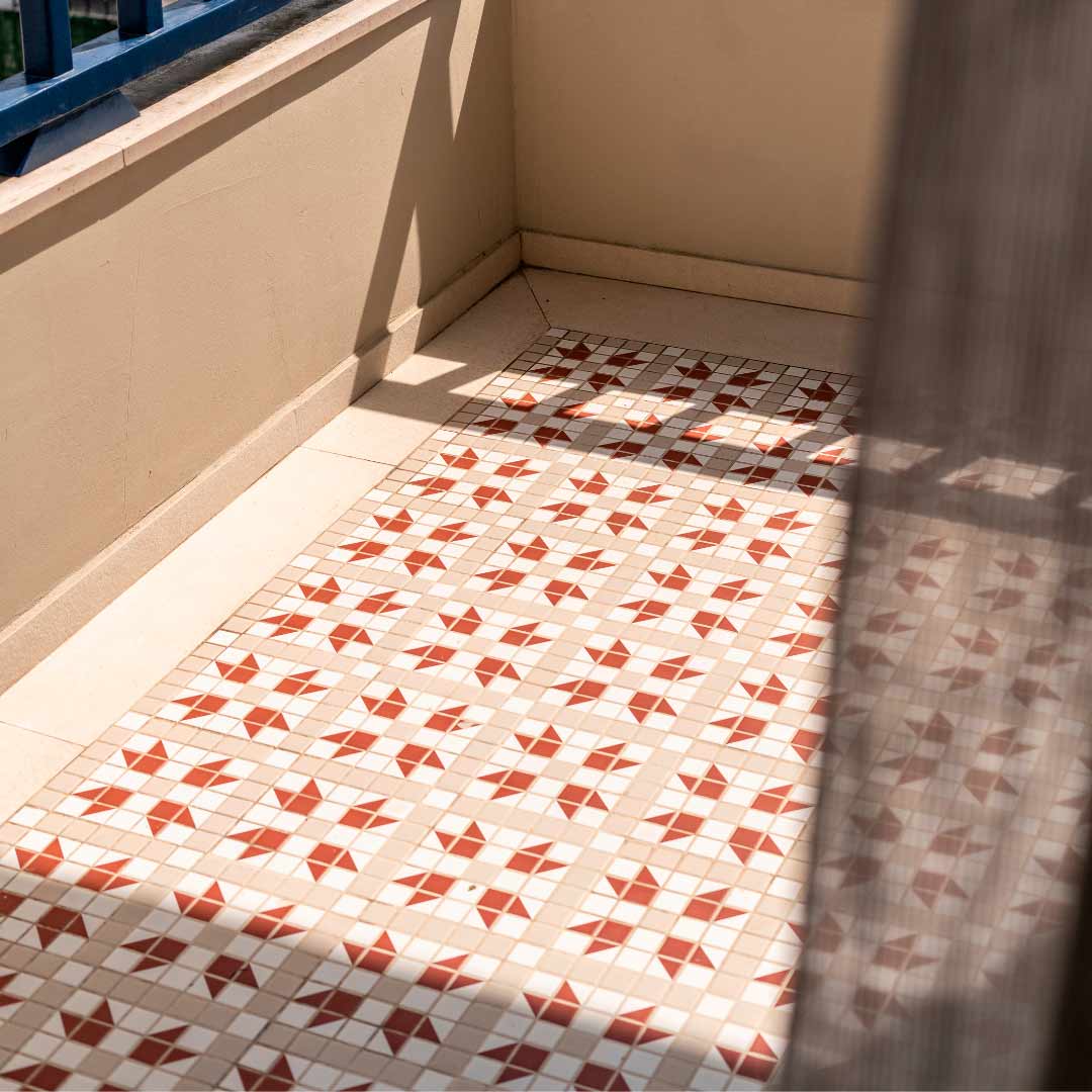 Carrelage Effet Mosaique Mintons Lancelot 20x20 cm de Dune