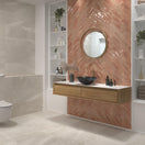 Carrelage Effet Zellige Agadir Amaranto 7x28 cm de Dune7x28 cm Boite de 0.882 m²
