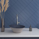 Carrelage Effet Zellige Flat Indigo Matt 7.5x30 cm de DuneBoite de 0.495 m²