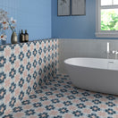 Carrelage Effet Zellige Flat Sky Matt 7.5x30 cm de DuneBoite de 0.495 m²