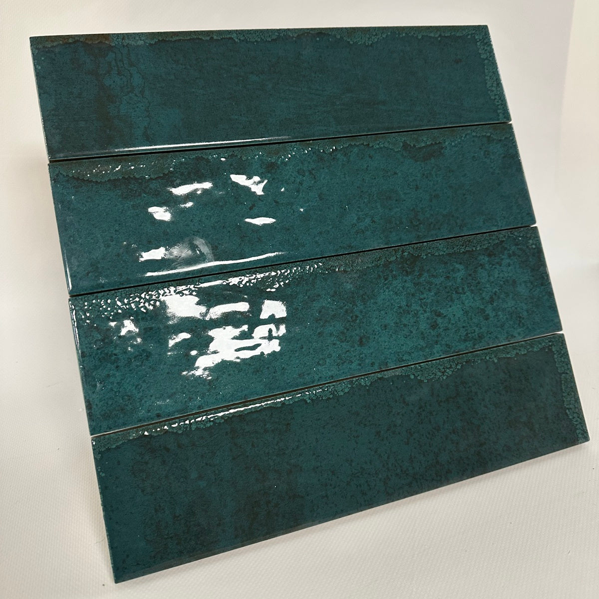 Carrelage Effet Zellige Asly Blue 7,5x30 cm de Ecoceramic