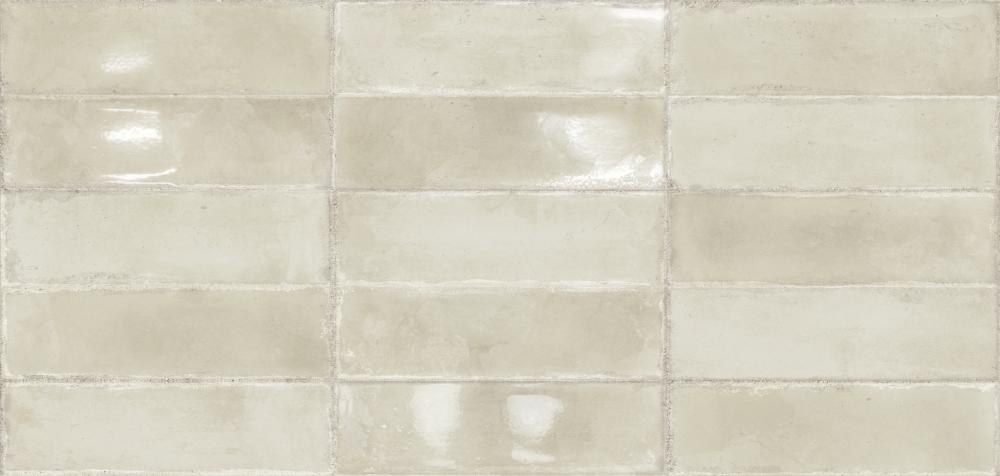Carrelage effet Zellige Atlantique Amande 6,9x24 cm de Dune