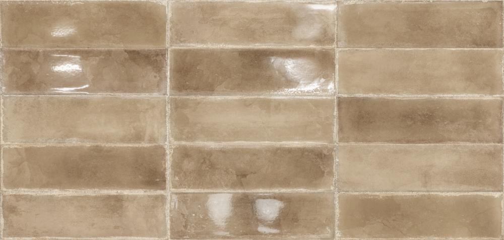 Carrelage effet Zellige Atlantique Cotto 6,9x24 cm de Dune