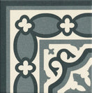 Carrelage Effet Carreau Ciment Centro Florentine Blu 20x20 cm de Mainzu20x20 cm Boite de 1 m² / Angle Florentine Blu