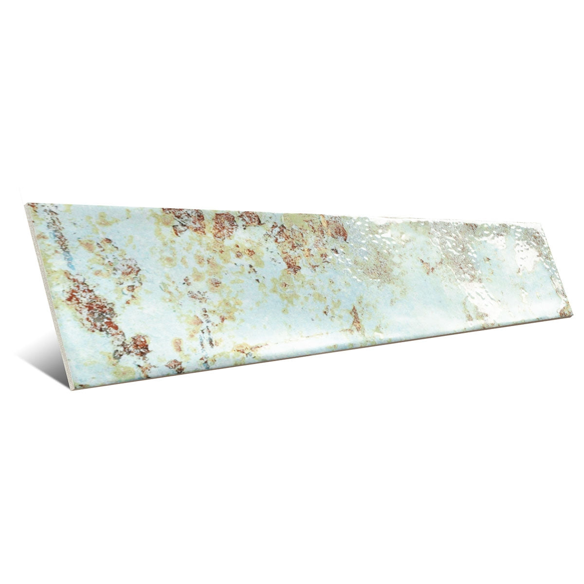 Faience Murale Effet Zellige Bayonne Blu 7,5x30 cm de Mainzu