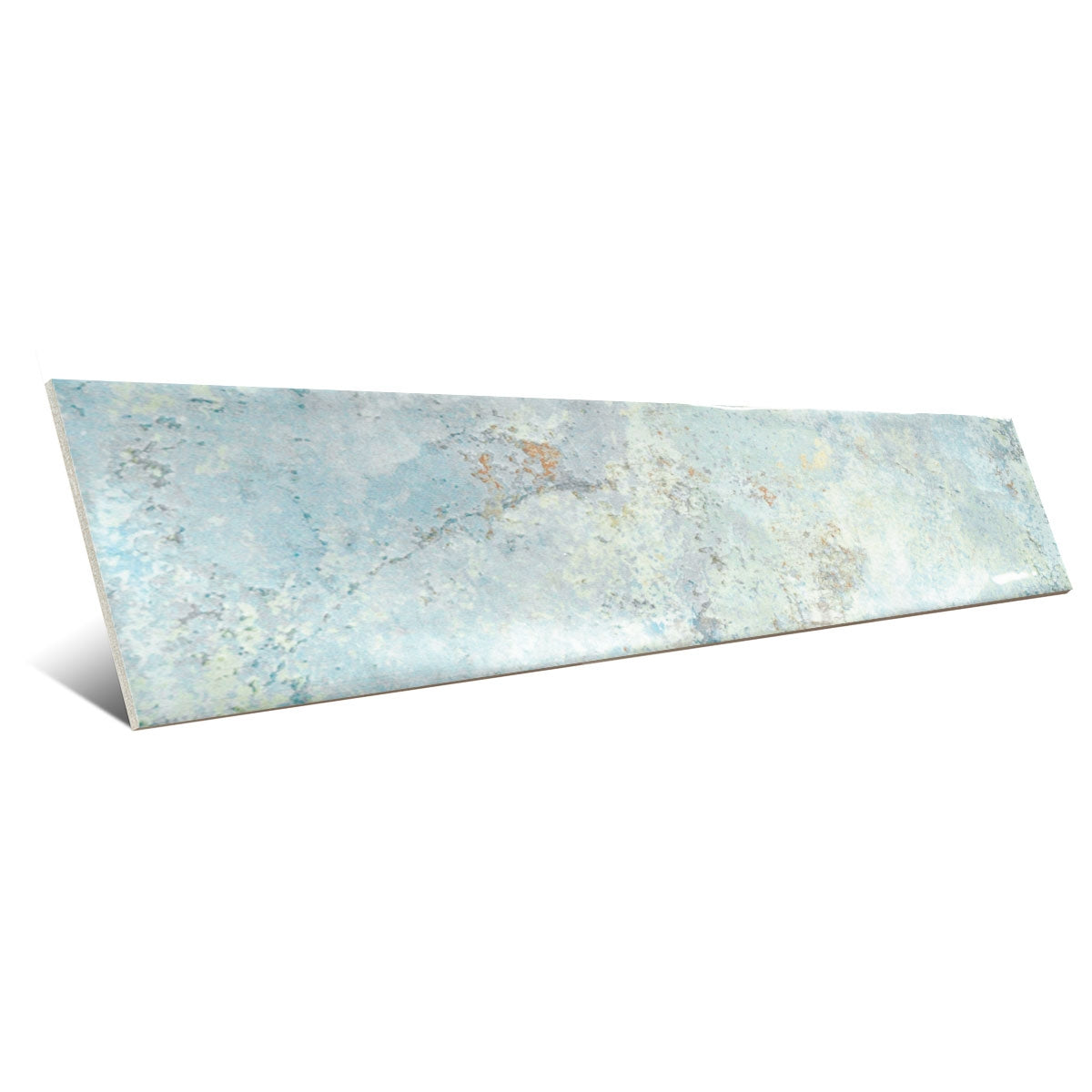 Faience Murale Effet Zellige Bayonne Blu 7,5x30 cm de Mainzu