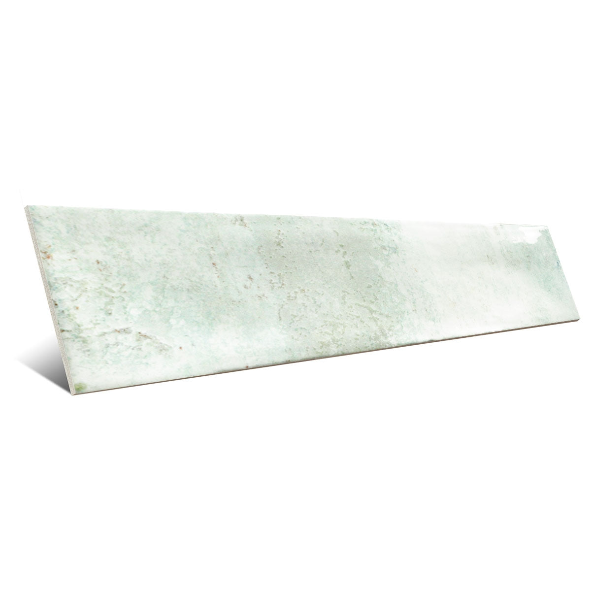 Faience Murale Effet Zellige Bayonne Green 7,5x30 cm de Mainzu