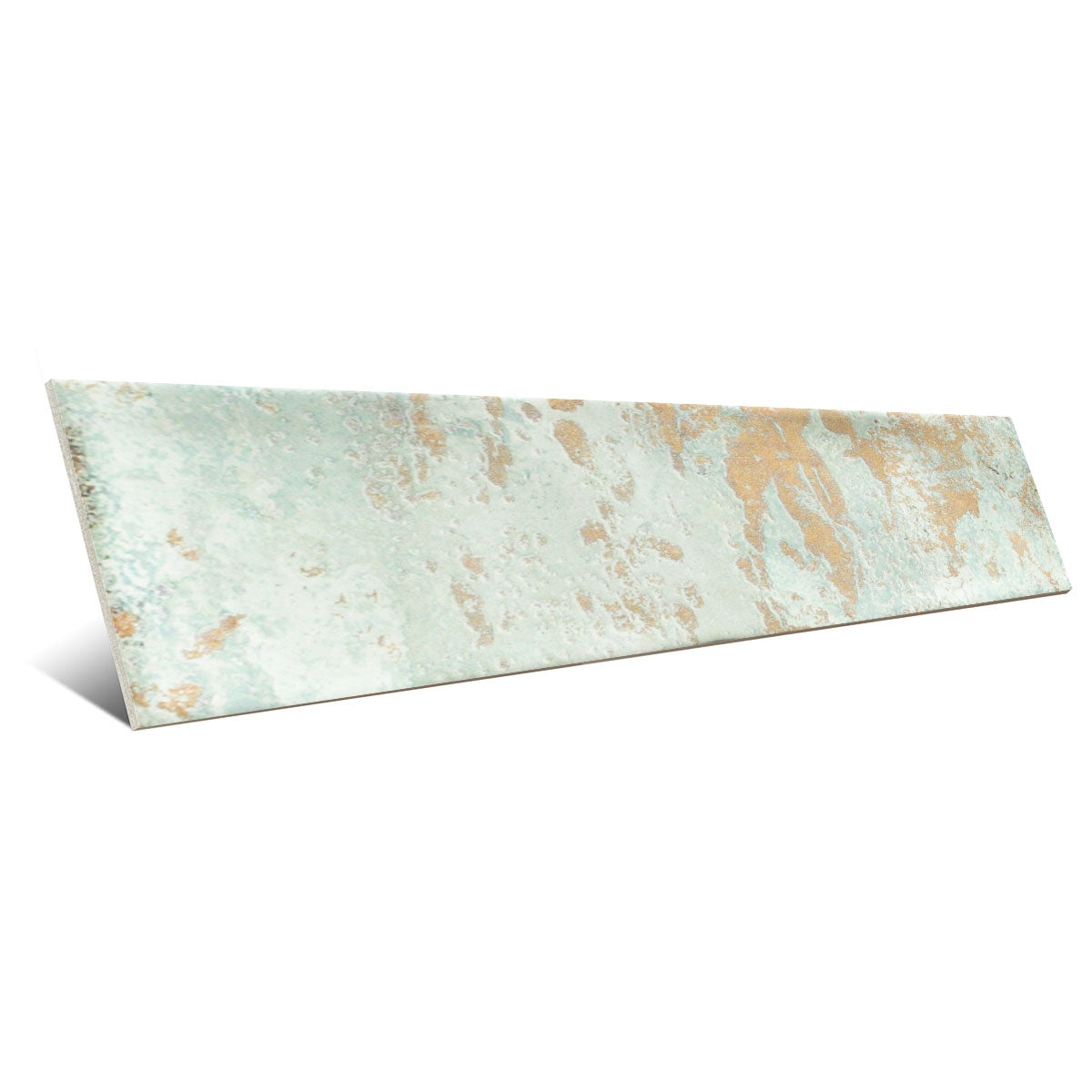 Faience Murale Effet Zellige Bayonne Green 7,5x30 cm de Mainzu
