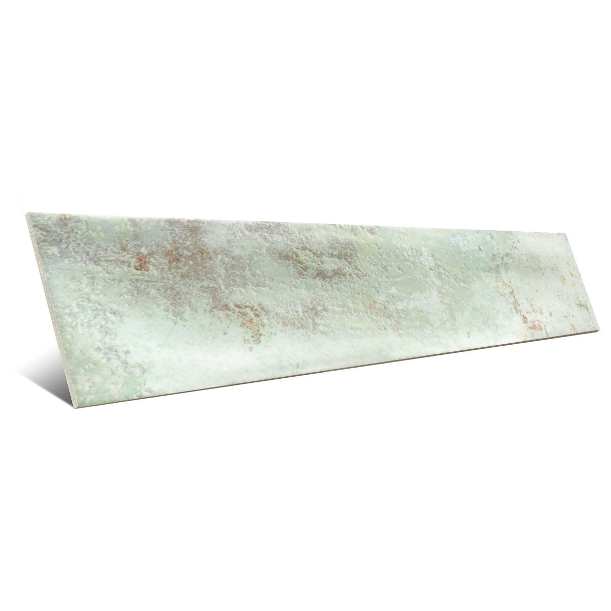 Faience Murale Effet Zellige Bayonne Green 7,5x30 cm de Mainzu