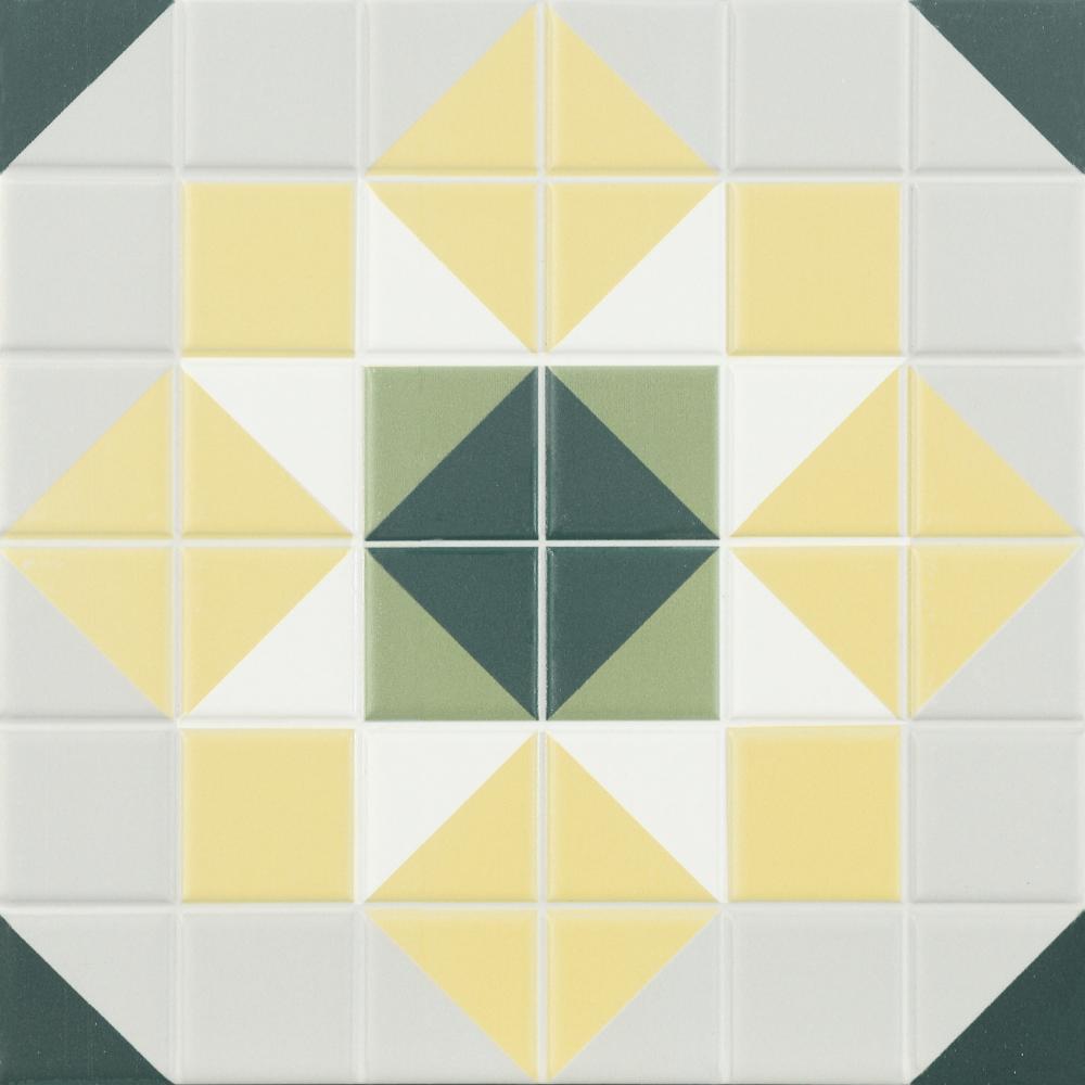 Carrelage Effet Mosaique Mintons Bellamira 20x20 cm de Dune