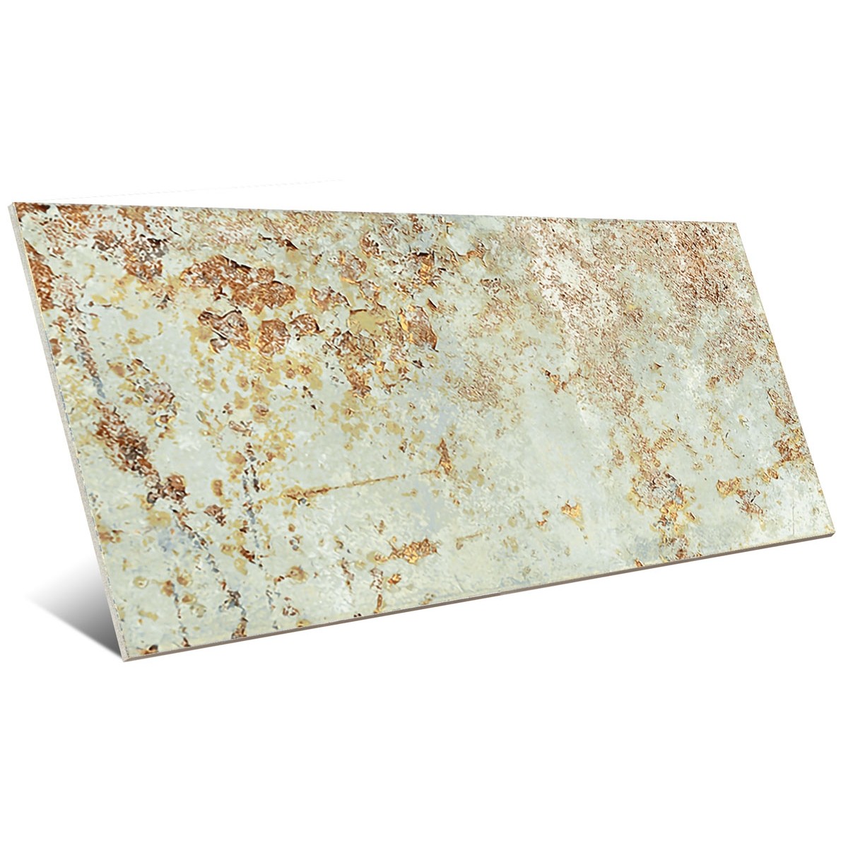 Faience Murale Effet Zellige Biarritz Green 7,5x15 cm de Mainzu