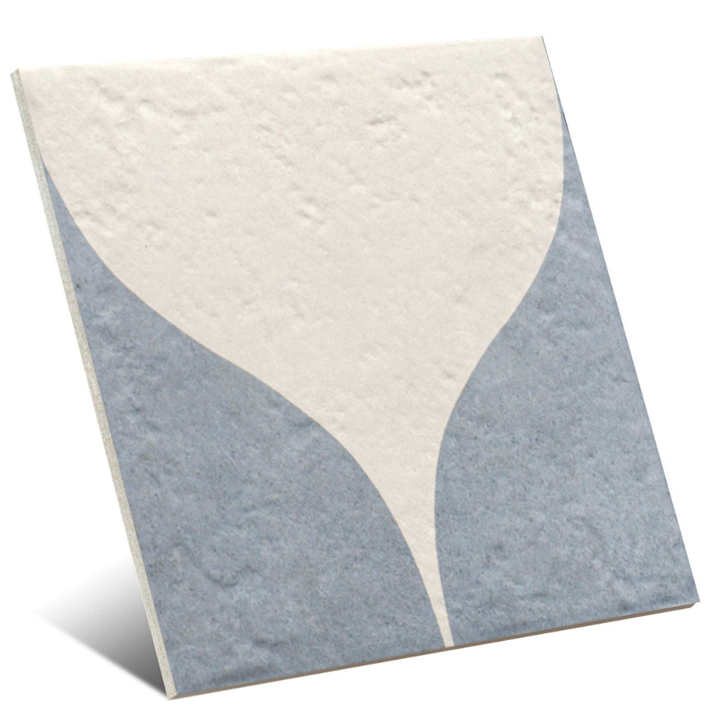 Carrelage Effet carreau de ciment Blue Water Decor Blue Two 20x20 cm de Mainzu