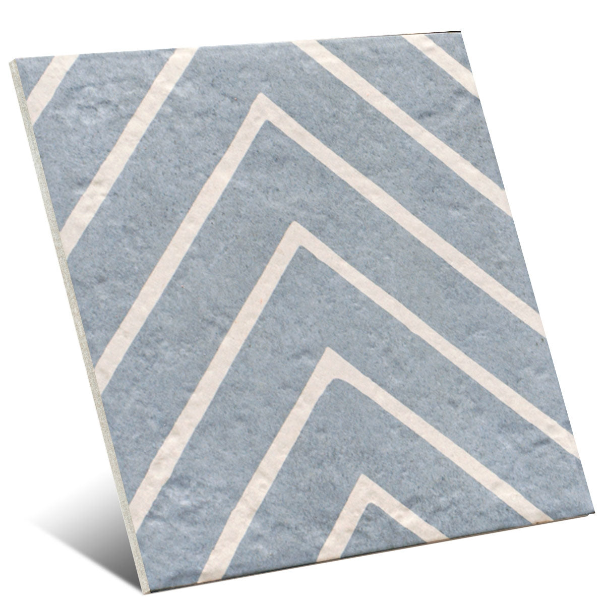 Carrelage Effet carreau de ciment Blue Water Decor Blue One 20x20 cm de Mainzu