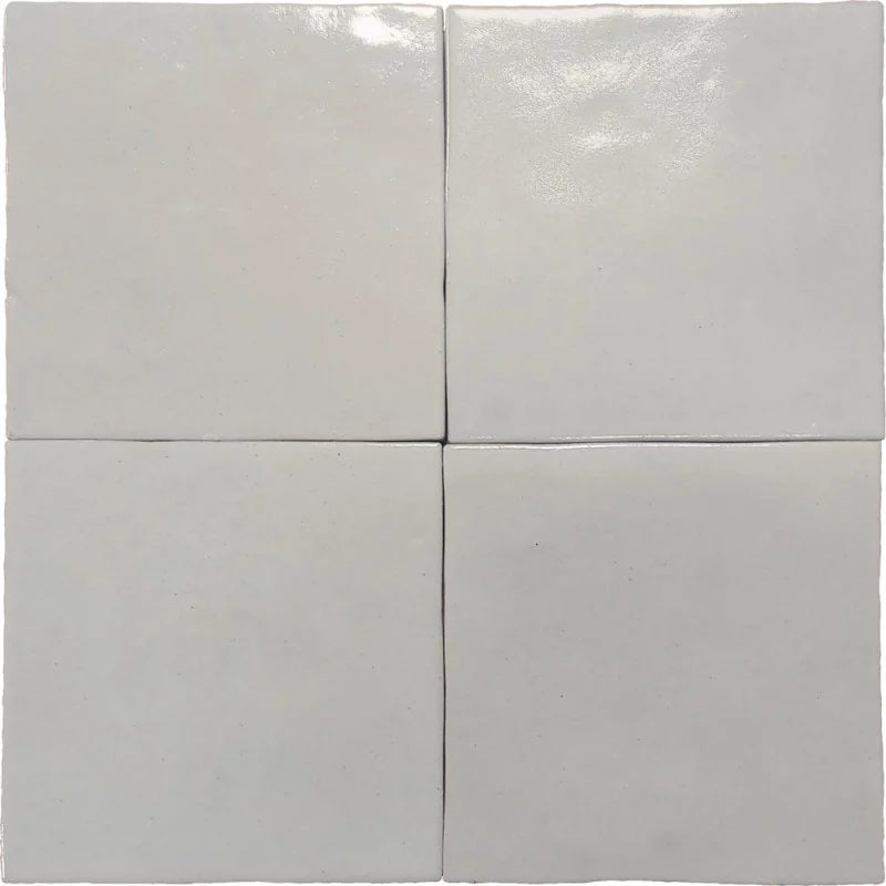 Carrelage Effet Zellige Manara Clay Sidi Salt 10x10 cm de Nanda Tiles