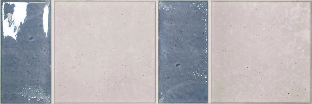 Carrelage Sol et mur Amalfi Blue Moon 15x45 cm de Realonda
