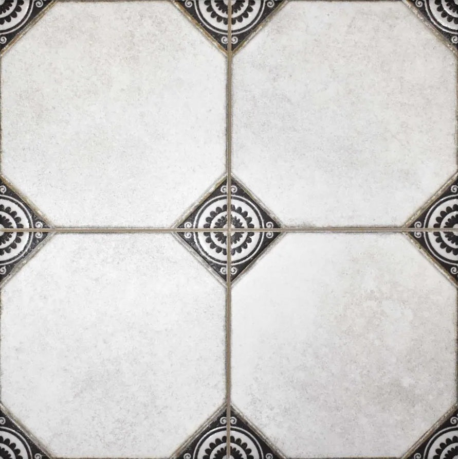 Carrelage Imitation Cabochon Leeds Black 33x33 cm de Realonda