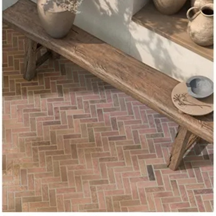 Carrelage effet Brique Coimbra Cotto 40x60 cm de Ecoceramic