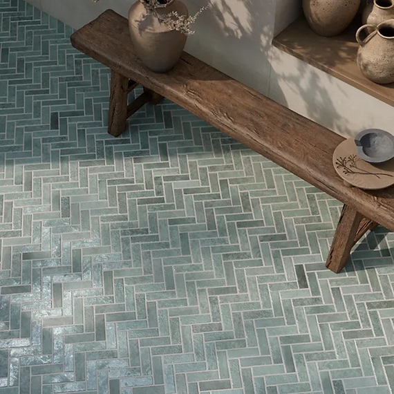 Carrelage effet Brique Coimbra Green 40x60 cm de Ecoceramic