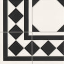 Carrelage Imitation Cabochon Oxford Negro 33x33 cm de Realonda33x33 cm  Boite 1 m² / Oxford Negro Esquina