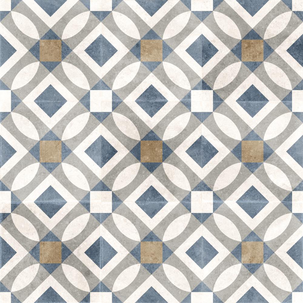 Carrelage Effet Carreau de Ciment Carmine 20x20 cm de Dune