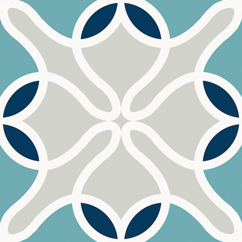 Carrelage Effet Carreau de Ciment Corfu 20x20 cm de Dune