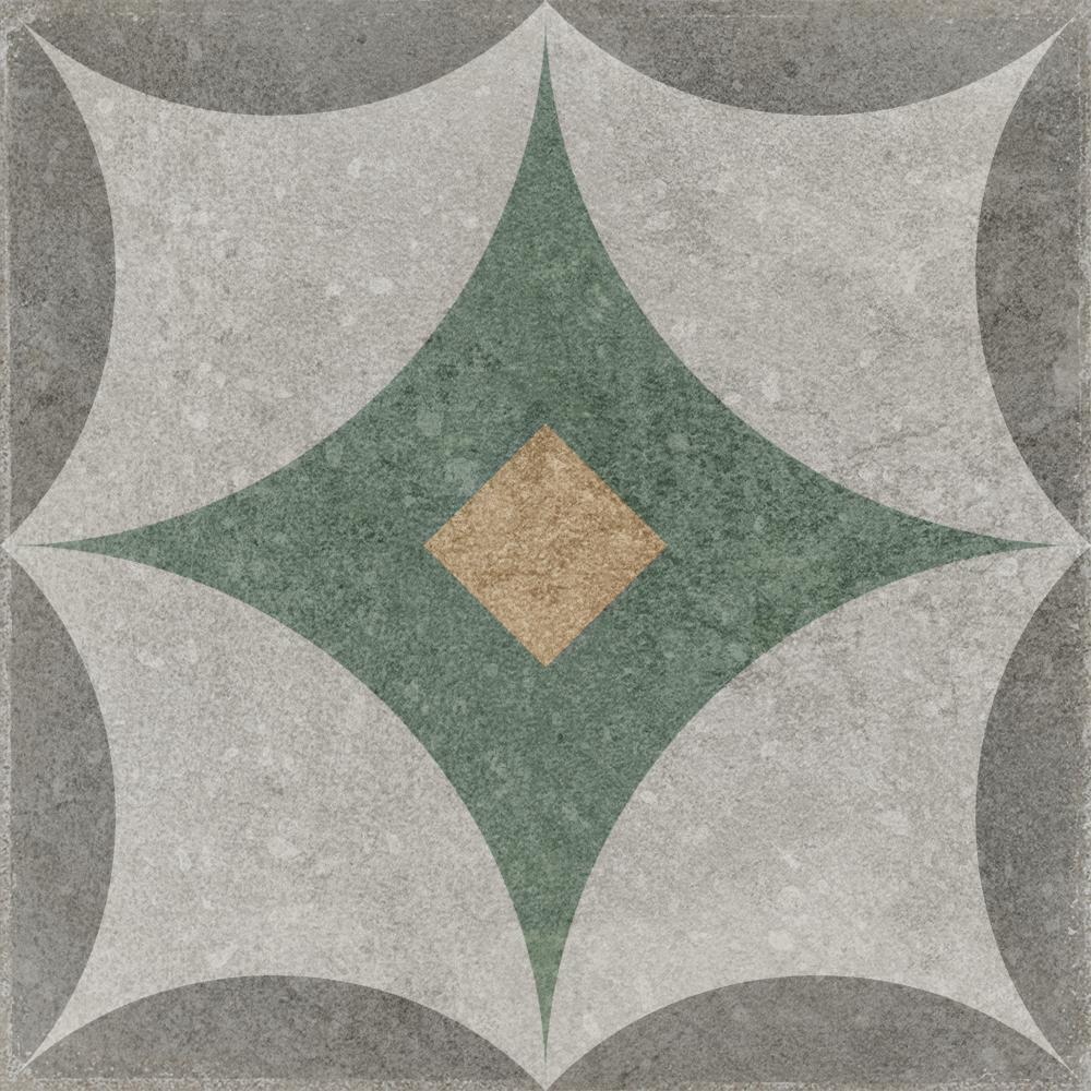 Carrelage Effet Carreau de Ciment Duomo 20x20 cm de Dune