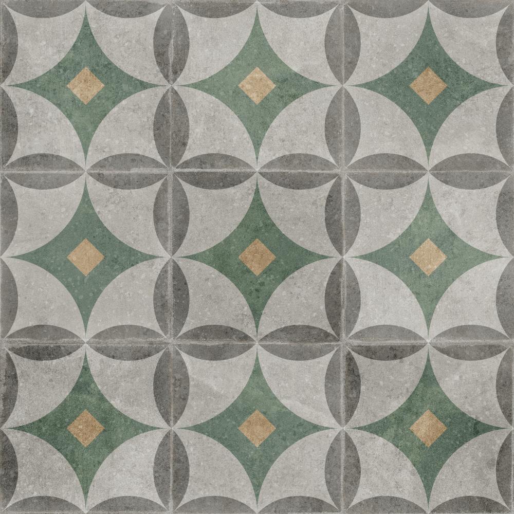 Carrelage Effet Carreau de Ciment Duomo 20x20 cm de Dune