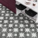 Carrelage Effet Carreau Ciment Estrela Dec 02 33,5x33,5 cm33.5x33.5 cm Boite 1.46 m²
