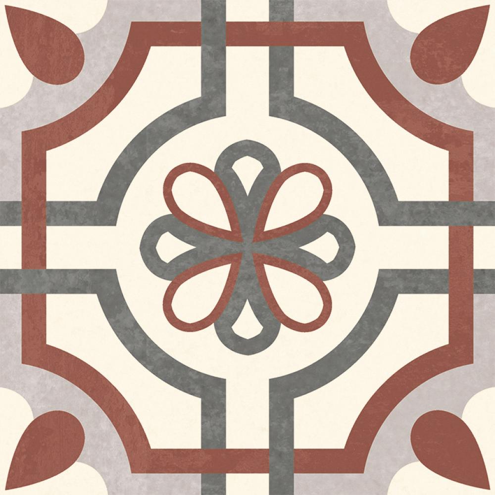 Carrelage Effet Carreau de Ciment Evora 20x20 cm de Dune