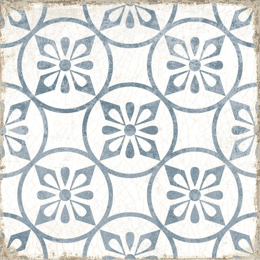 Carrelage Effet Carreau Ciment Grafton Capel Blue 20x20 cm de Nanda Tiles