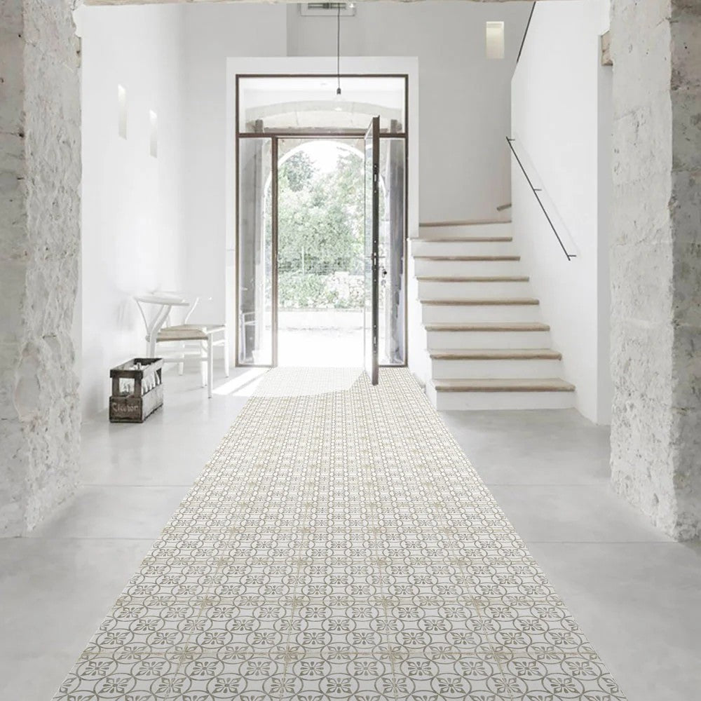 Carrelage Effet Carreau Ciment Grafton Capel Taupe 20x20 cm de Nanda Tiles