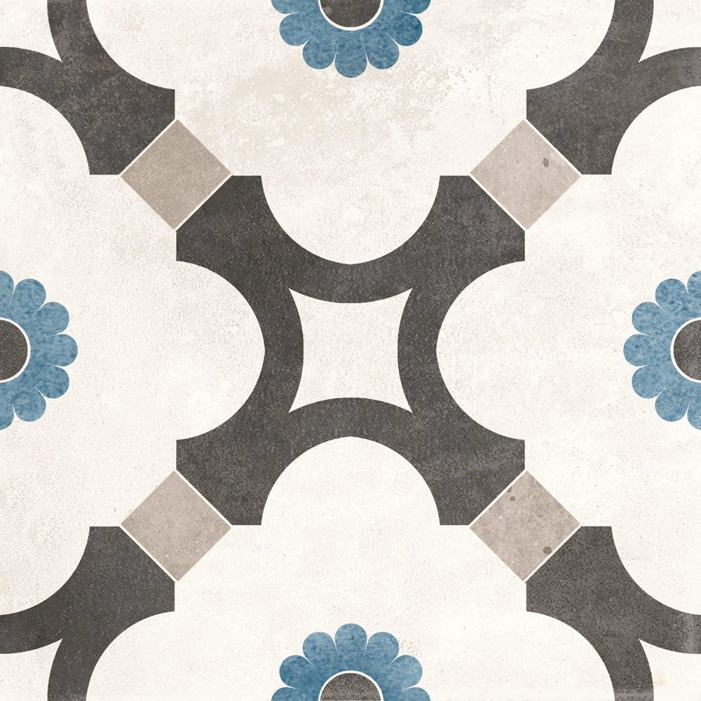 Carrelage Effet carreau de ciment Hydraulic Henley Cold 15x15 cm