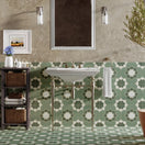 Carrelage Effet carreau de ciment Izmir Olive 33x33 cm de Realonda33x33 cm Boite de 1 m²