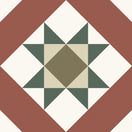 Changer Carrelage Effet Carreau de Ciment Terracotta Kompas Vetro 20x20 cm de Nanda Tiles 2 image