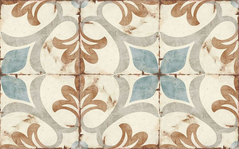 Carrelage Effet Carreau de ciment Loft Floor Aurora 20x20 cm de Nanda Tiles