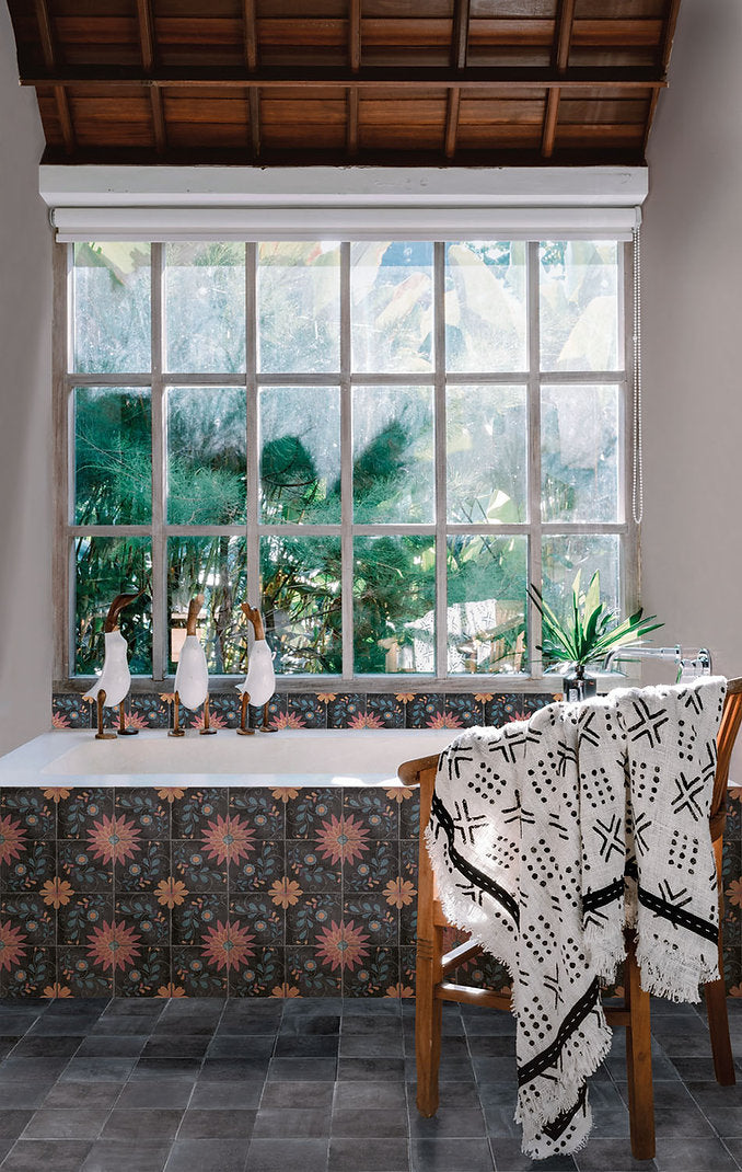 Carrelage Effet Carreaux de ciment Marlow Adelina 11,5x11,5 cm de Nanda Tiles