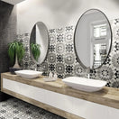 Carrelage Effet Carreau de Ciment Marrakech Grey 44x44 cm de RealondaMarrakech Grey Boite 1.37 m²