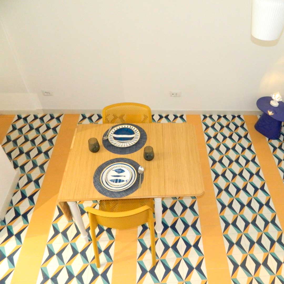 Carrelage Effet Carreau de Ciment Mykonos 20x20 cm de Dune