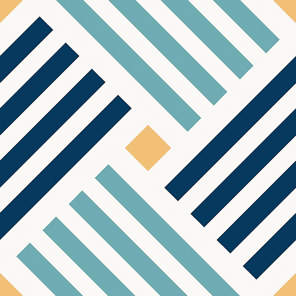 Carrelage Effet Carreau de Ciment Santorini 20x20 cm de Dune