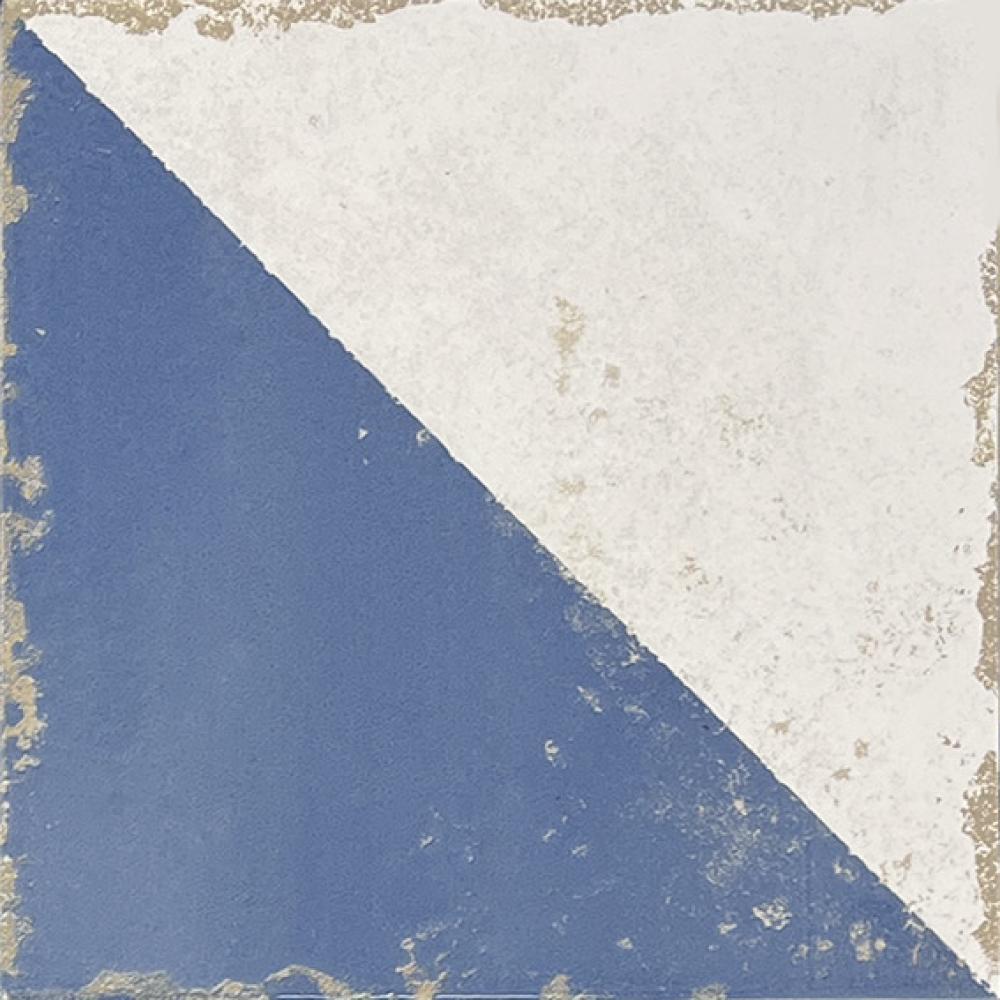 Carrelage Effet Carreau de Ciment Vieilli Cabanyal Azul 20x20 cm de Dune