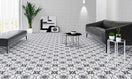 Carrelage Effet Carreau de Ciment Vintage Decor 2 33,5 x 33,5 cm33.5x33.5 cm Boite 1.46 m²