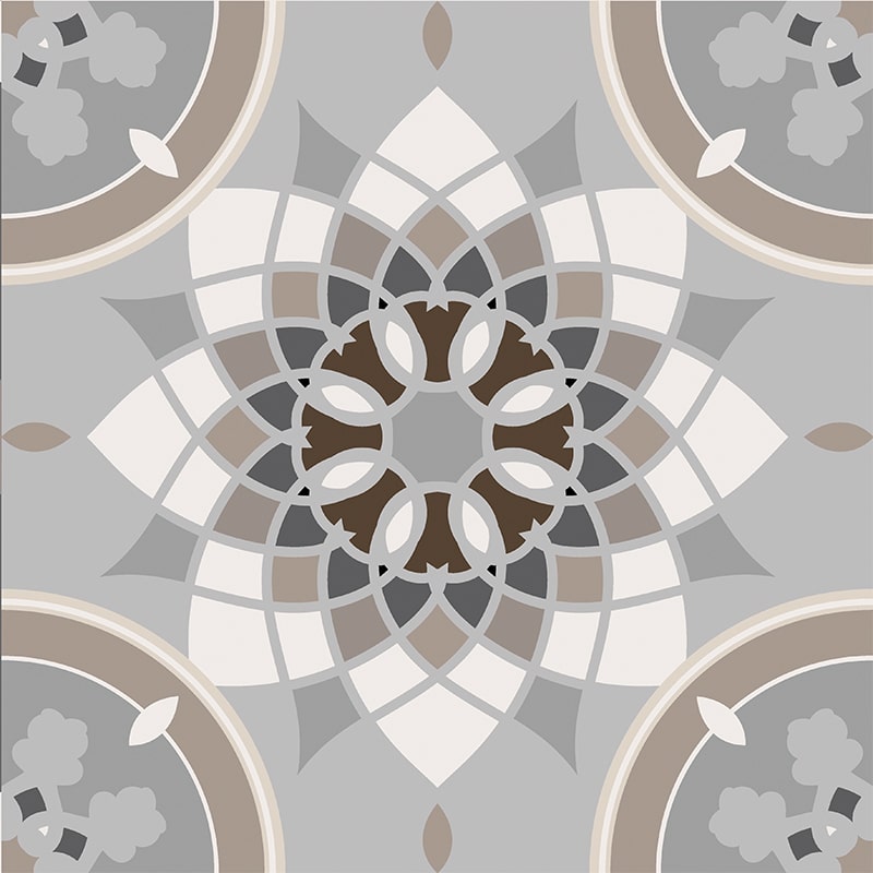 Carrelage Effet Carreau de Ciment Vintage Decor 3 33,5 x 33,5 cm