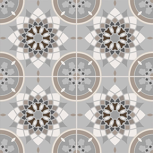 Carrelage Effet Carreau de Ciment Vintage Decor 4 33,5 x 33,5 cm