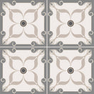 Carrelage Effet Carreau de Ciment Vintage Decor 6 33,5 x 33,5 cm33.5x33.5 cm Boite 1.46 m²