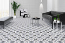 Carrelage Effet Carreau de Ciment Vintage Decor 8 33,5 x 33,5 cm33.5x33.5 cm Boite 1.46 m²