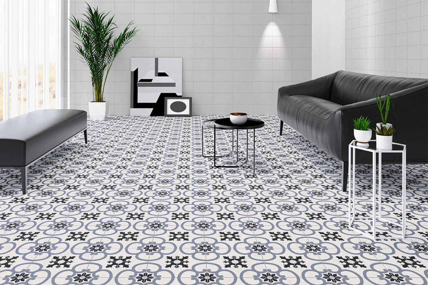 Carrelage Effet Carreau de Ciment Vintage Decor 8 33,5 x 33,5 cm